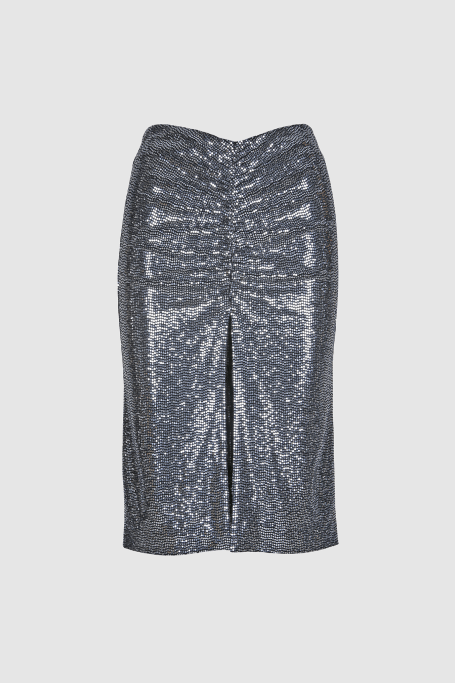 Pailletten-Rock in Silber