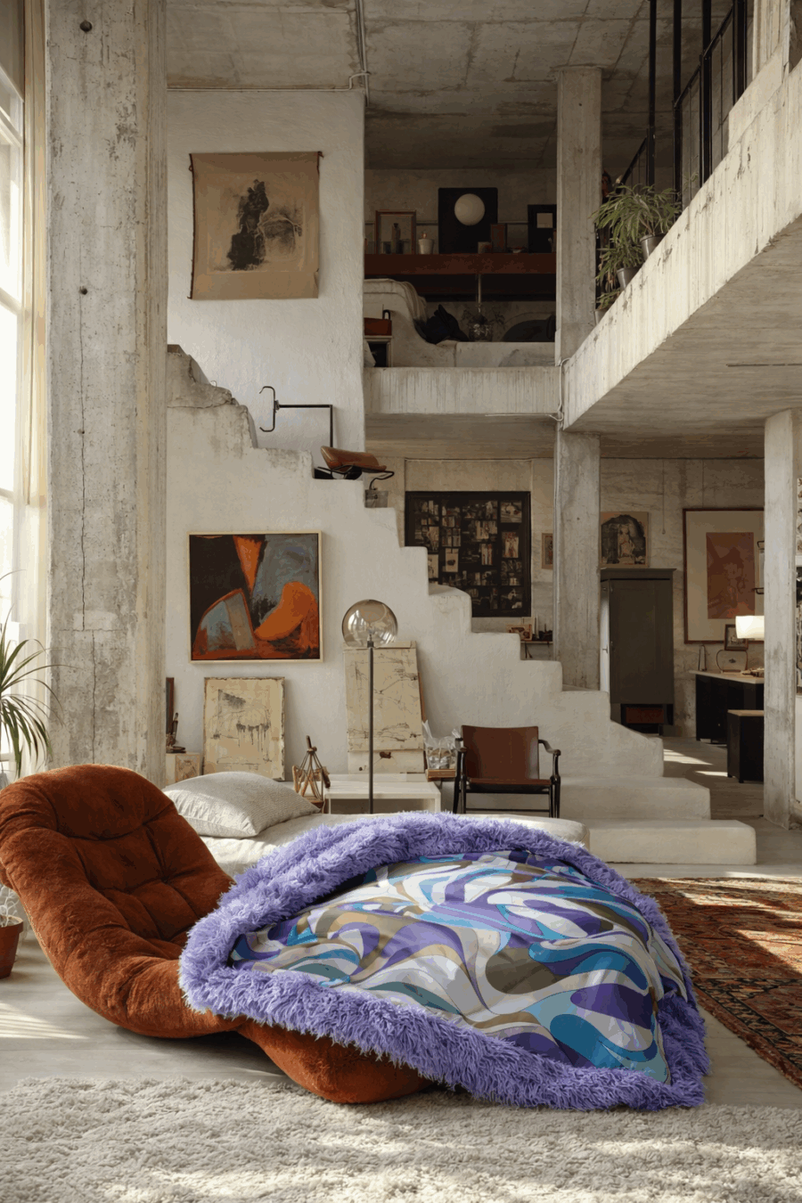 Decke, Kuscheldecke, Interioir Seide