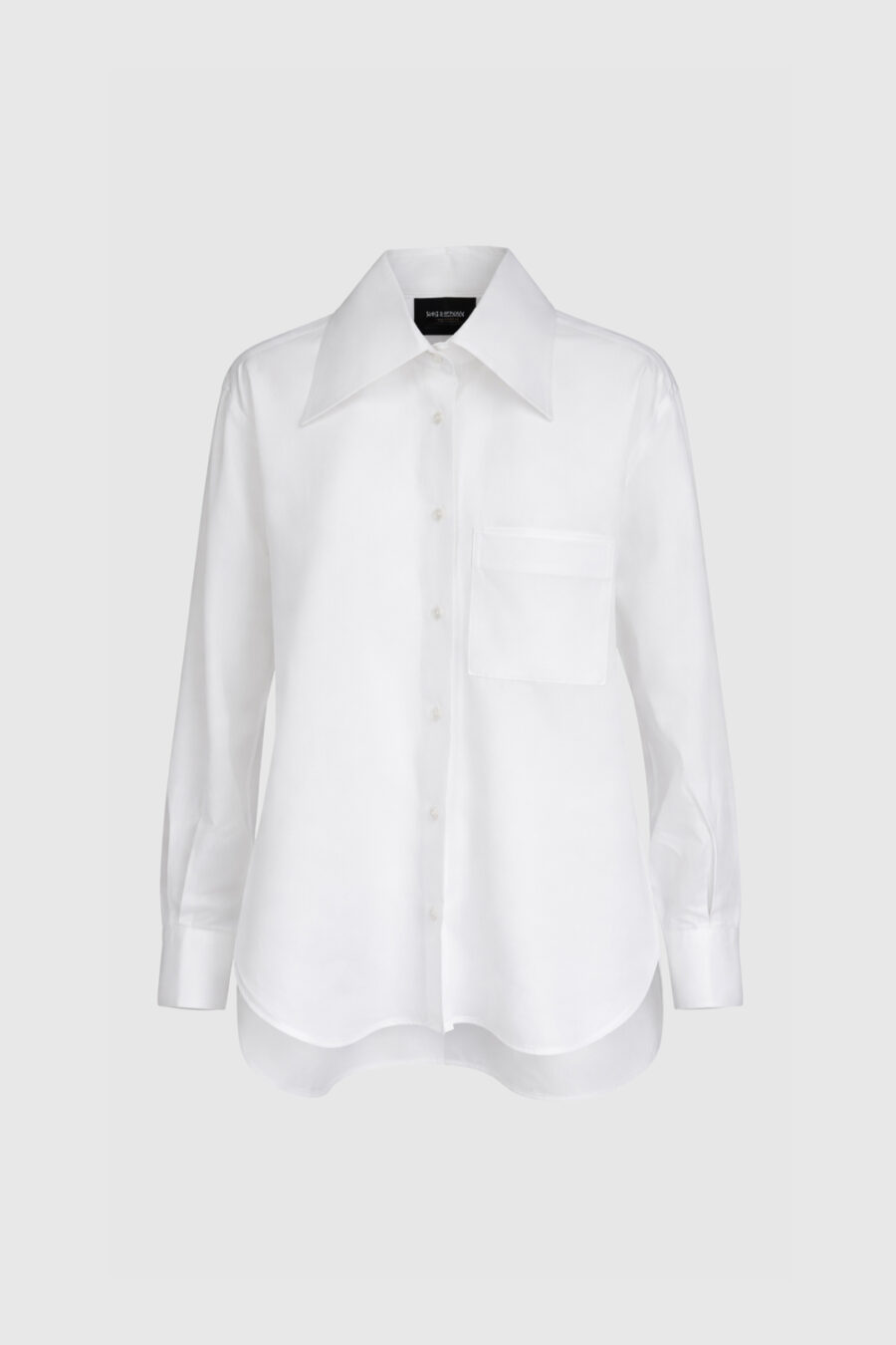 Bluse aus Baumwolle in Weiß