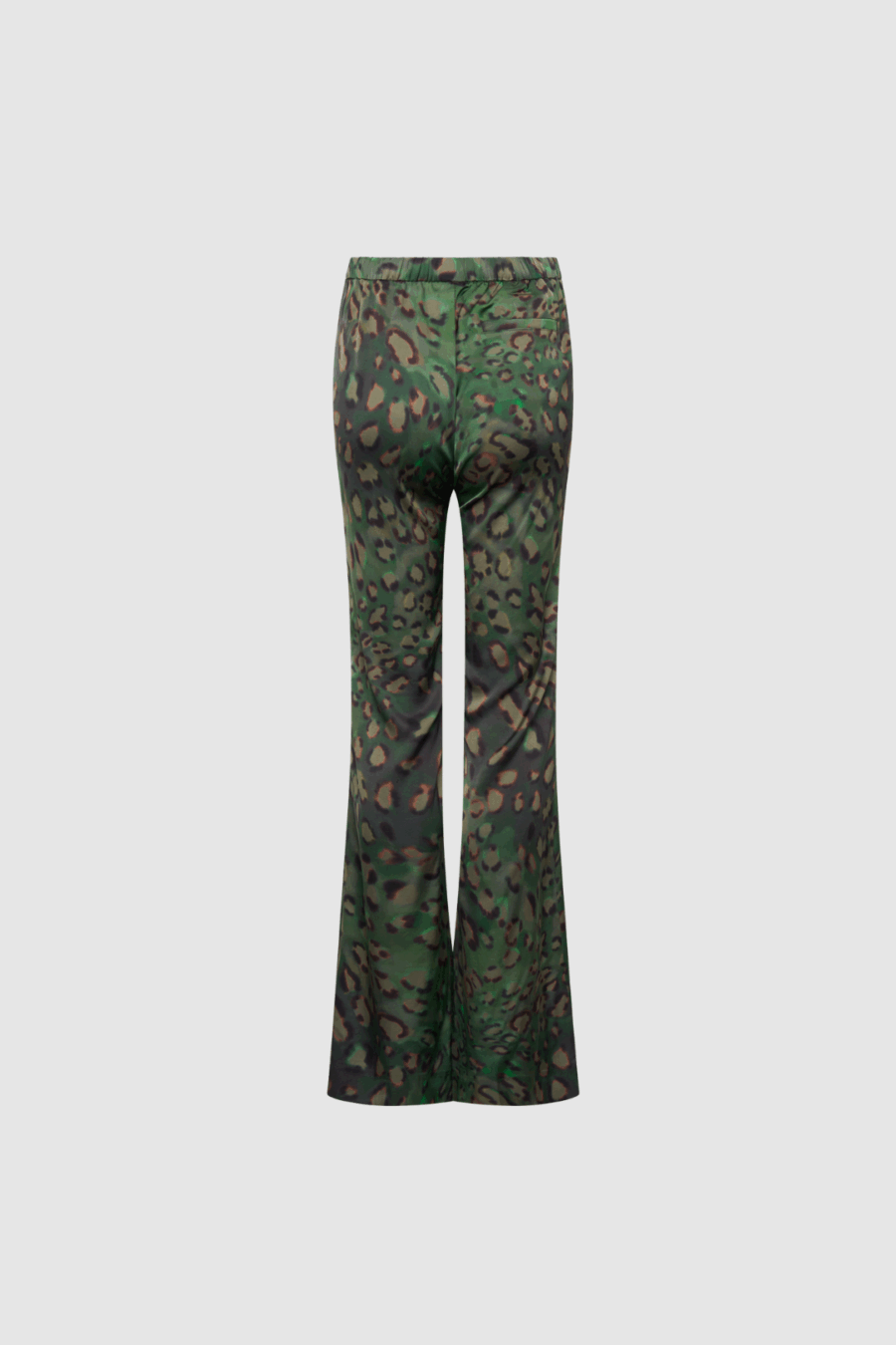 Freizeithose im grünen Animal-Print Back