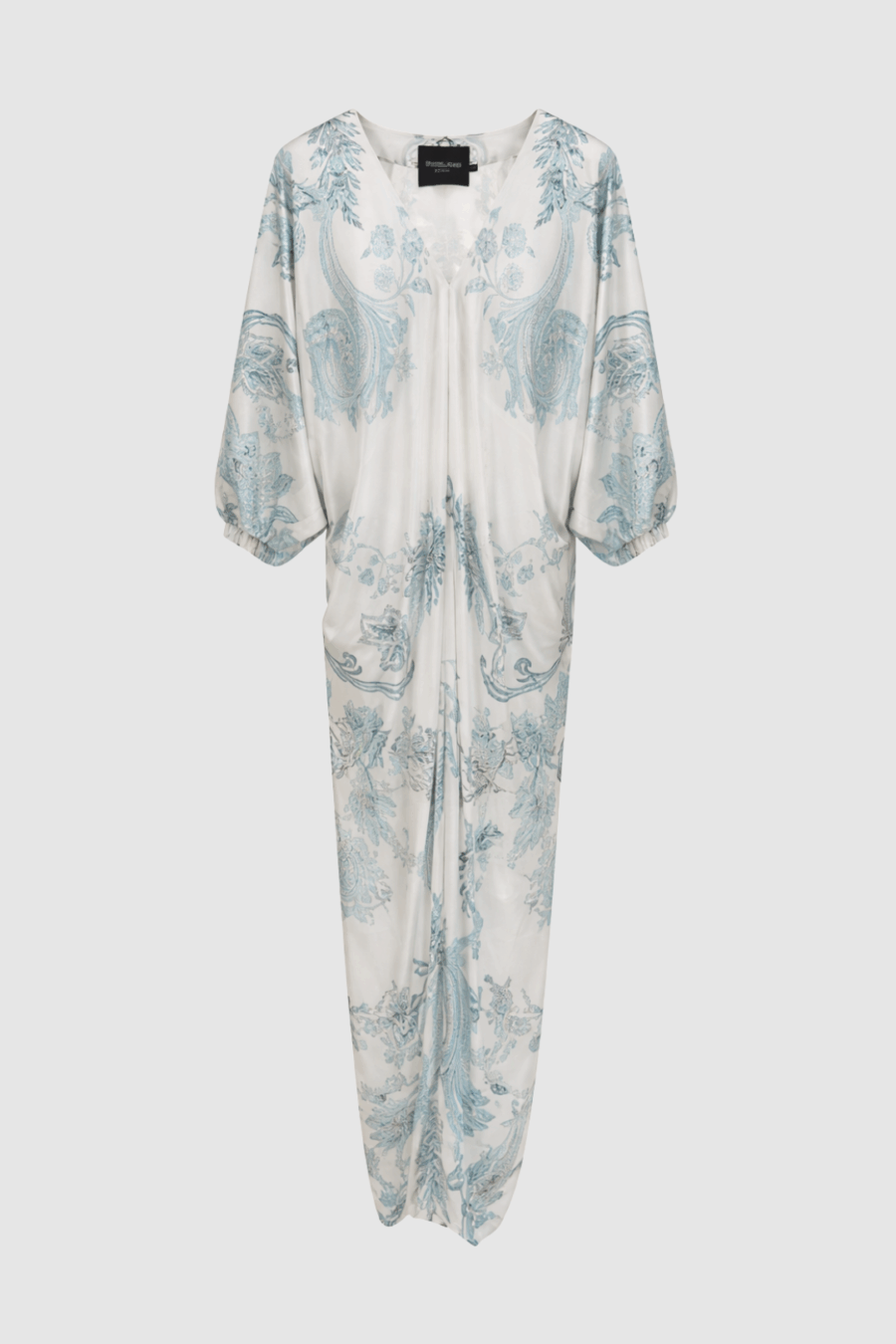 Kleid Tunika Weiß-Blau