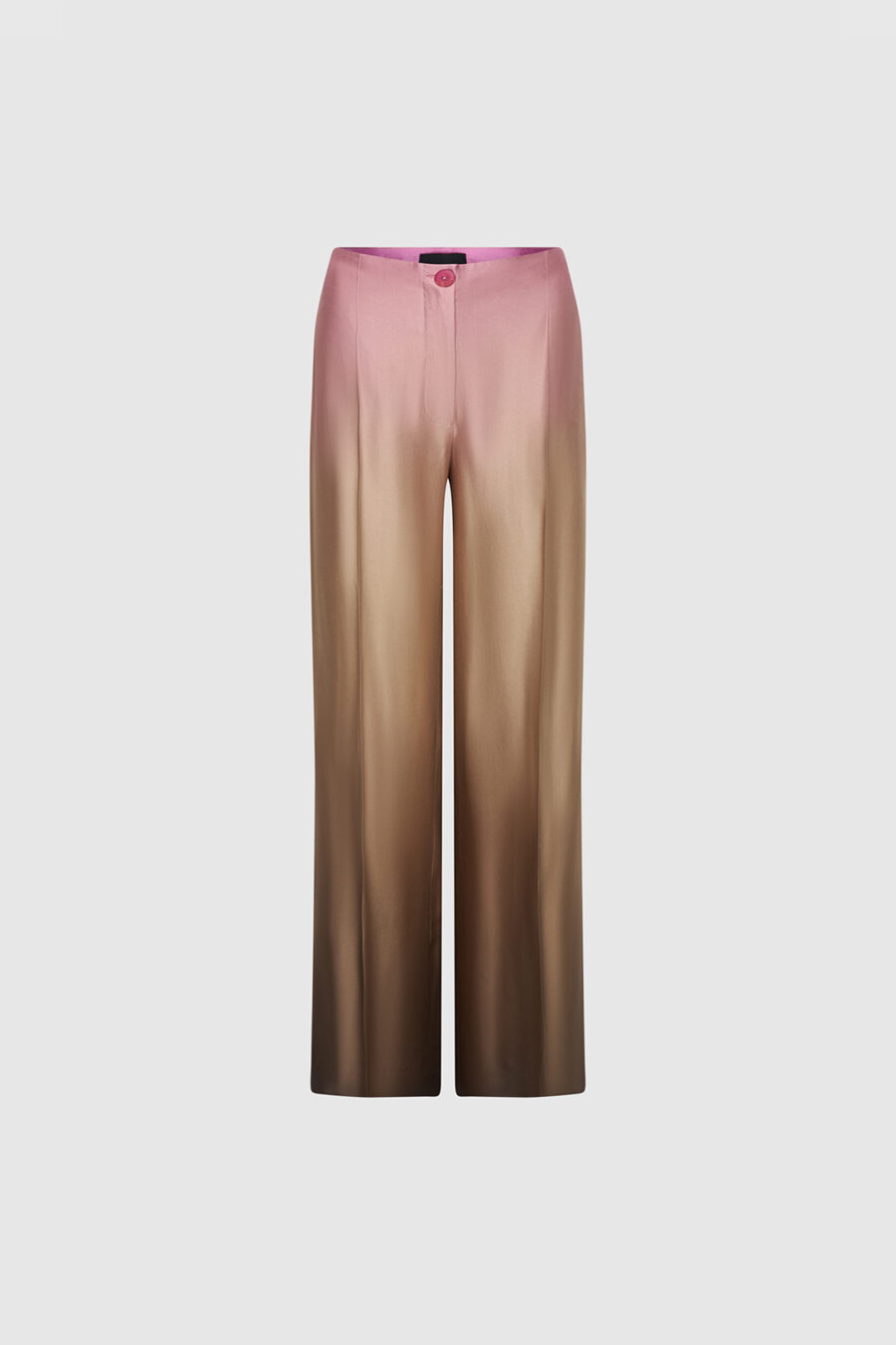 Wide-Leg Hose in Rosé Bronze