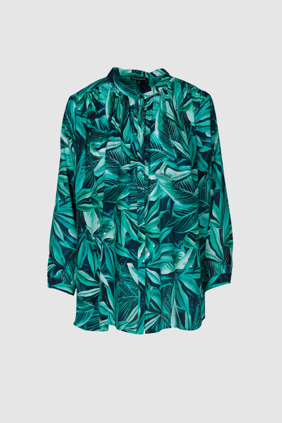 258667_2026_Sommer_Boscana_Blusen_Oversize-Bluse-mit-Print-Gruen