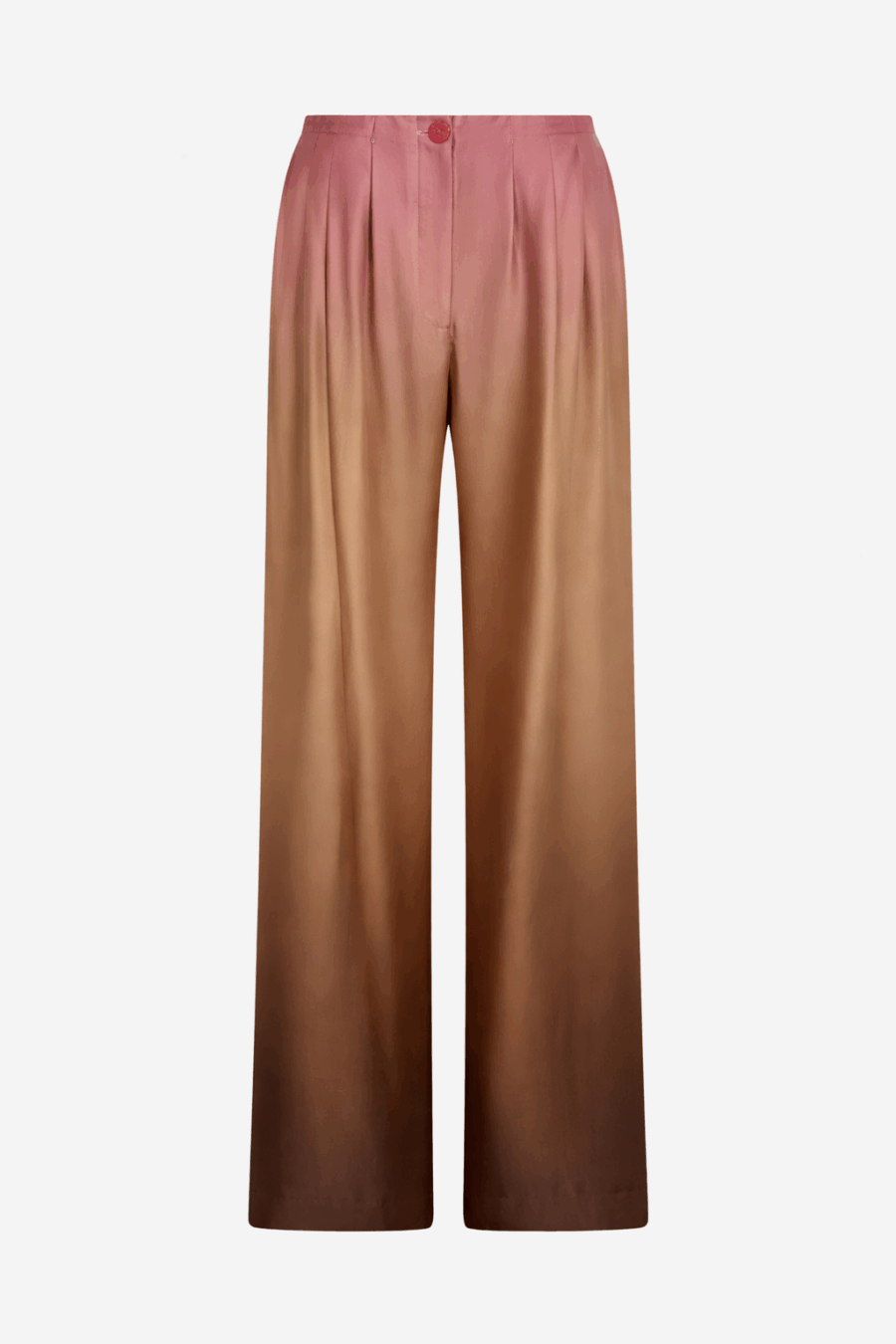 Weite Hose, Verlauf Farbe Pink Bronze