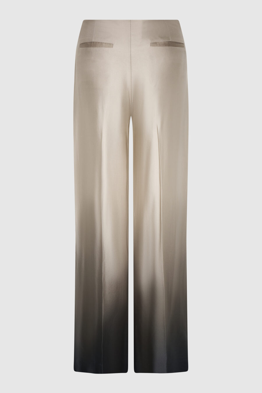 Hose in Farbverlauf Creme Schwarz