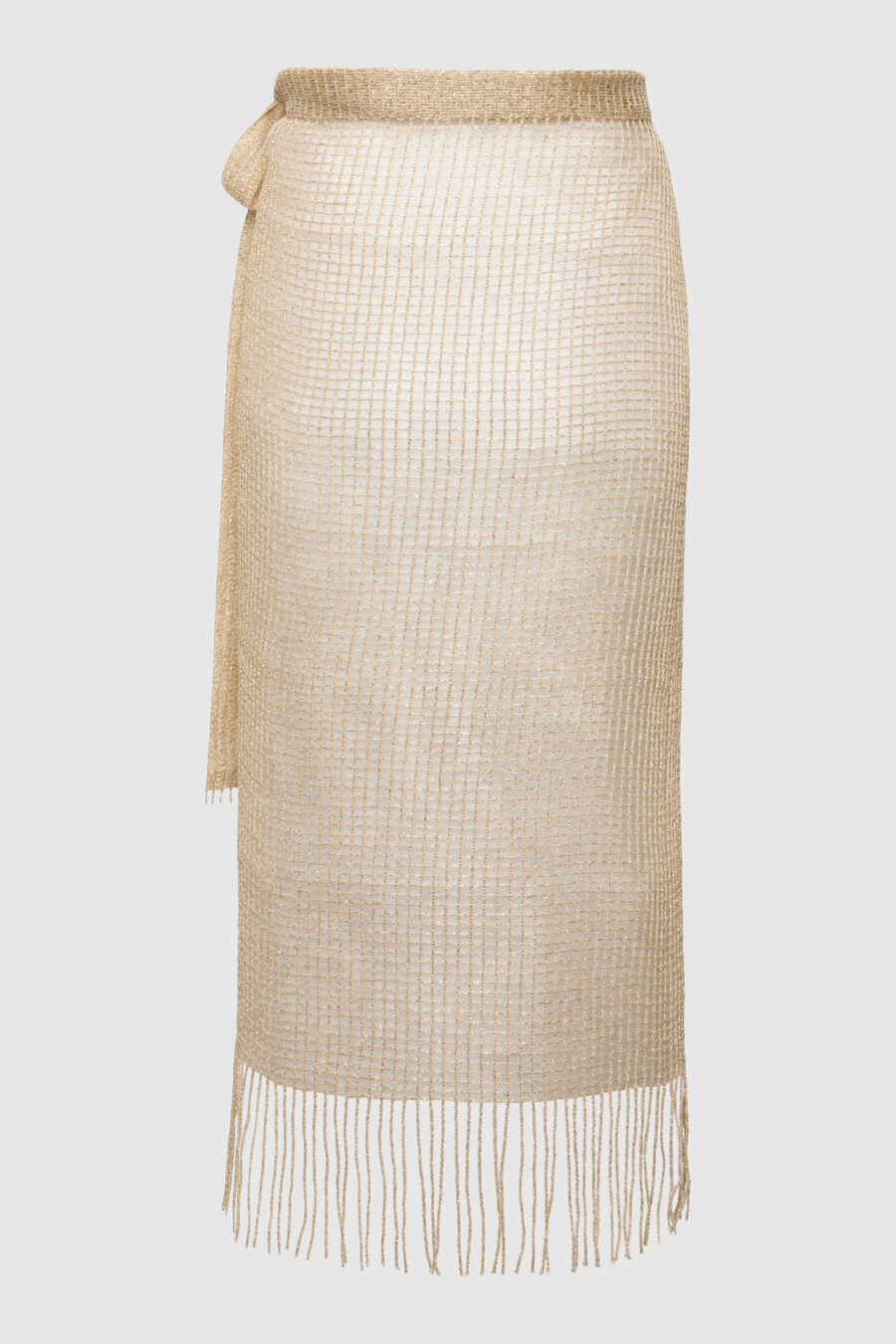 Wickelrock creme gold transparent