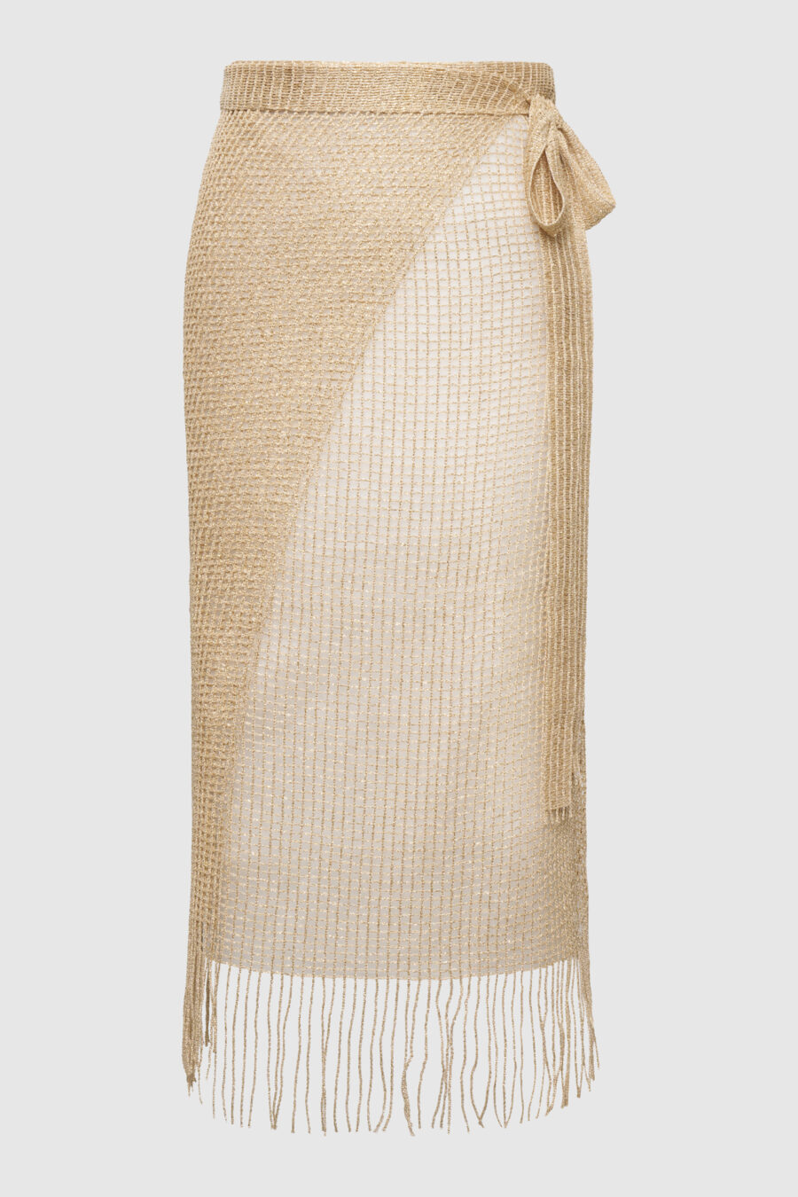Wickelrock creme gold transparent