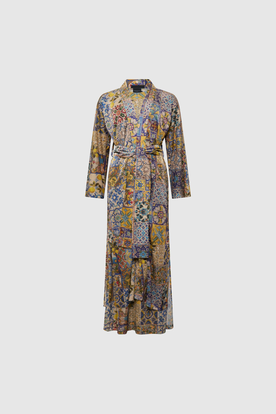 Print Kimono aus leichter Qualität
