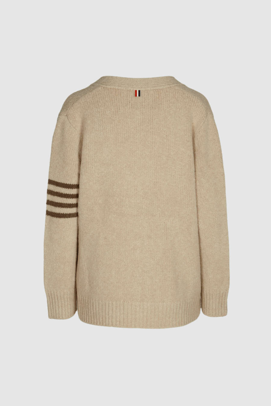 Merinowoll-Cardigan in Creme Back