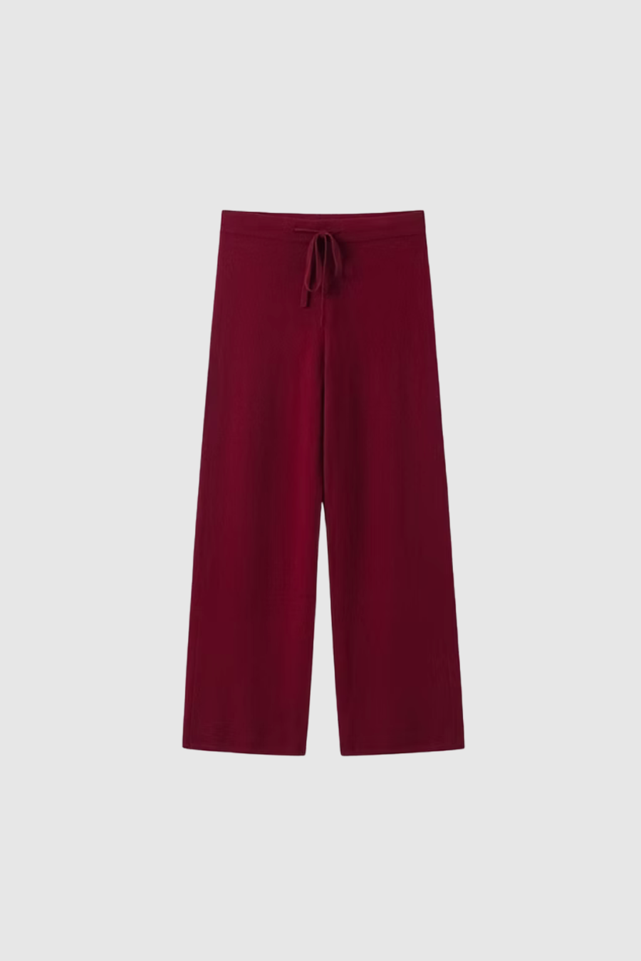 Kaschmirhose aus 100 % Kaschmir in Bordeaux