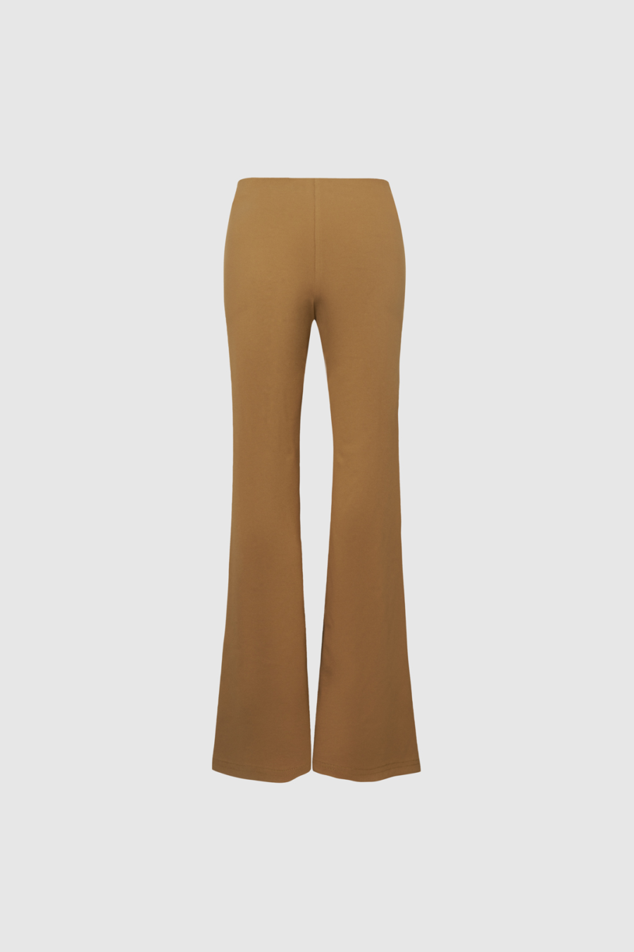 Weite Hose mit fließender Silhouette in Camel