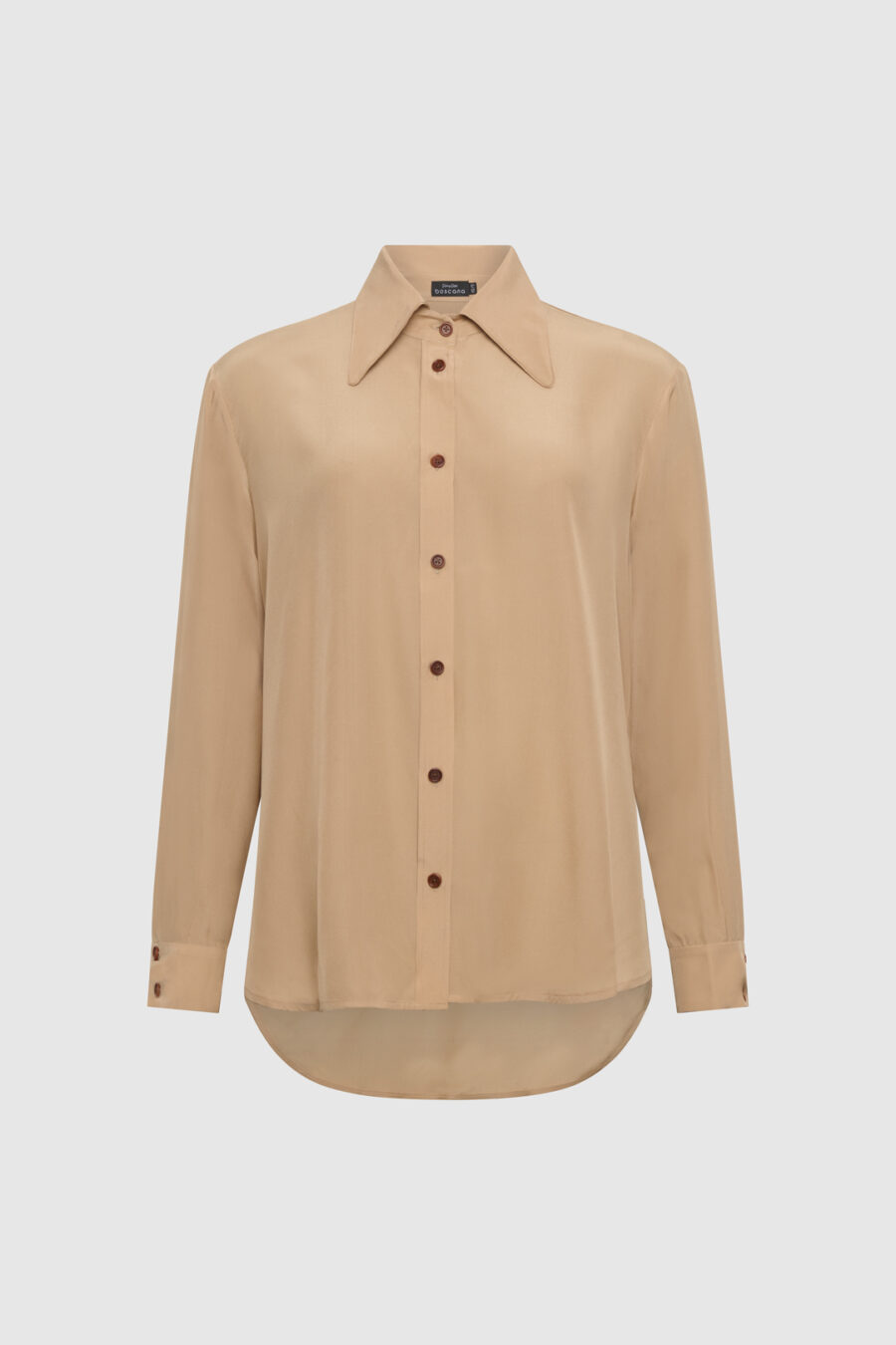 Bluse Seidenbluse , creme, rose