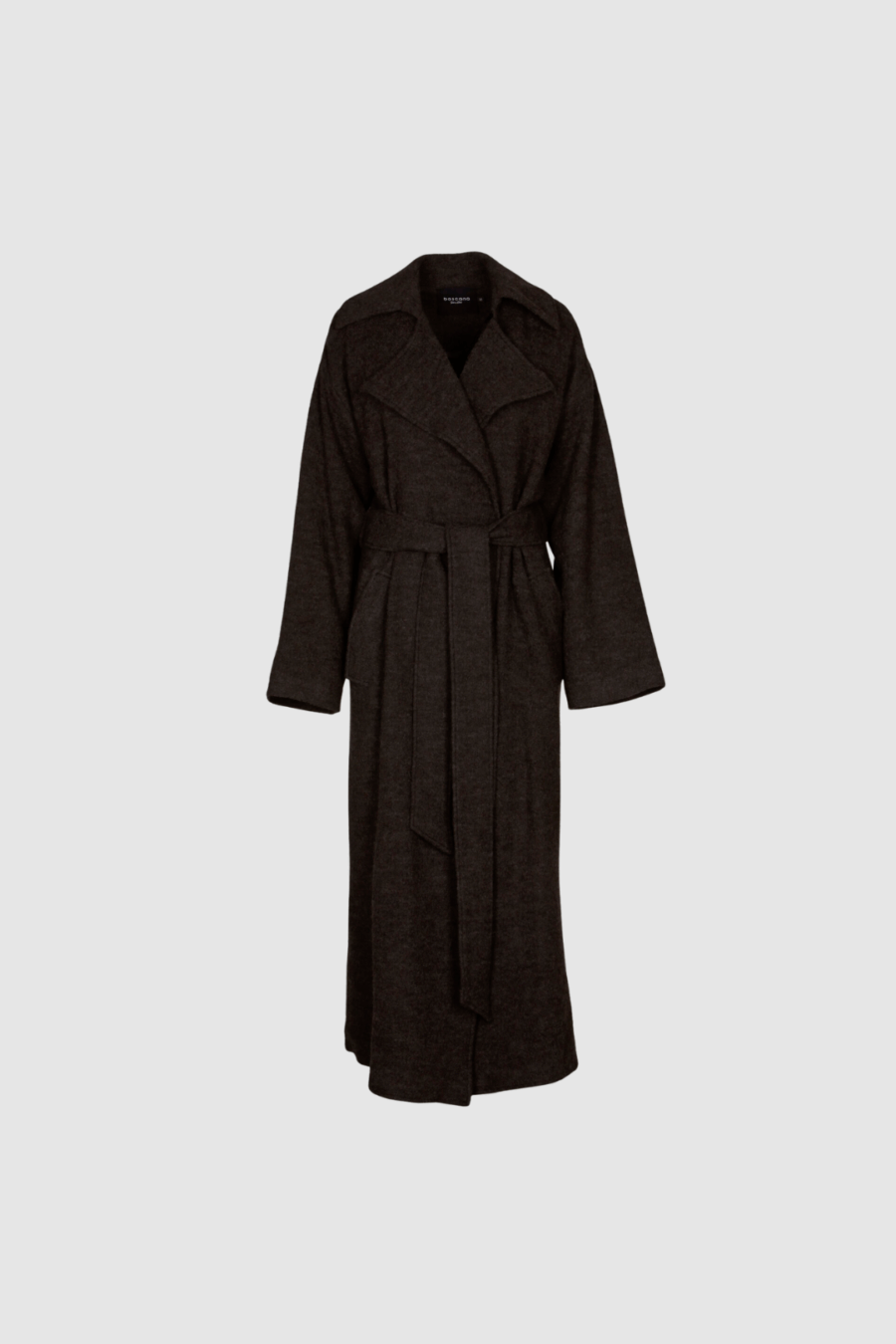 Woll-Trenchcoat in Mocca
