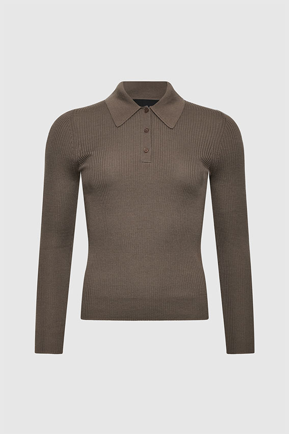 Poloshirt Merinowolle Boscana Mode 2027