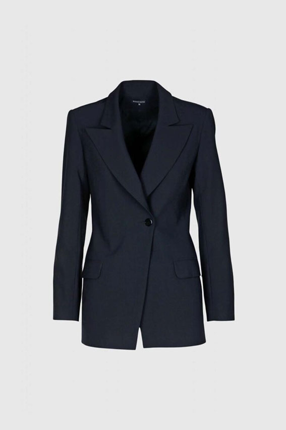 Taillierter Blazer in Schwarz